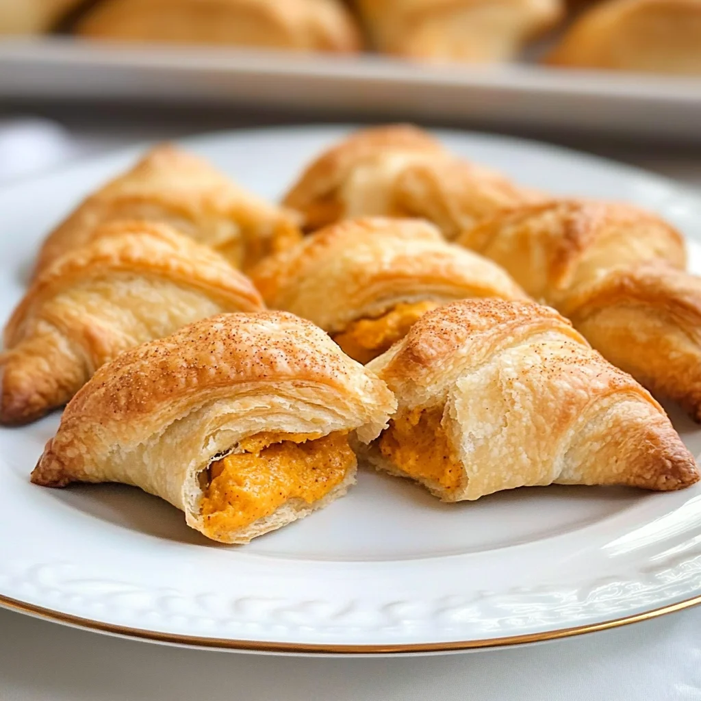 Keto Mini Pumpkin Cream Cheese Crescent Rolls