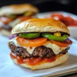 Keto Pizza Burger