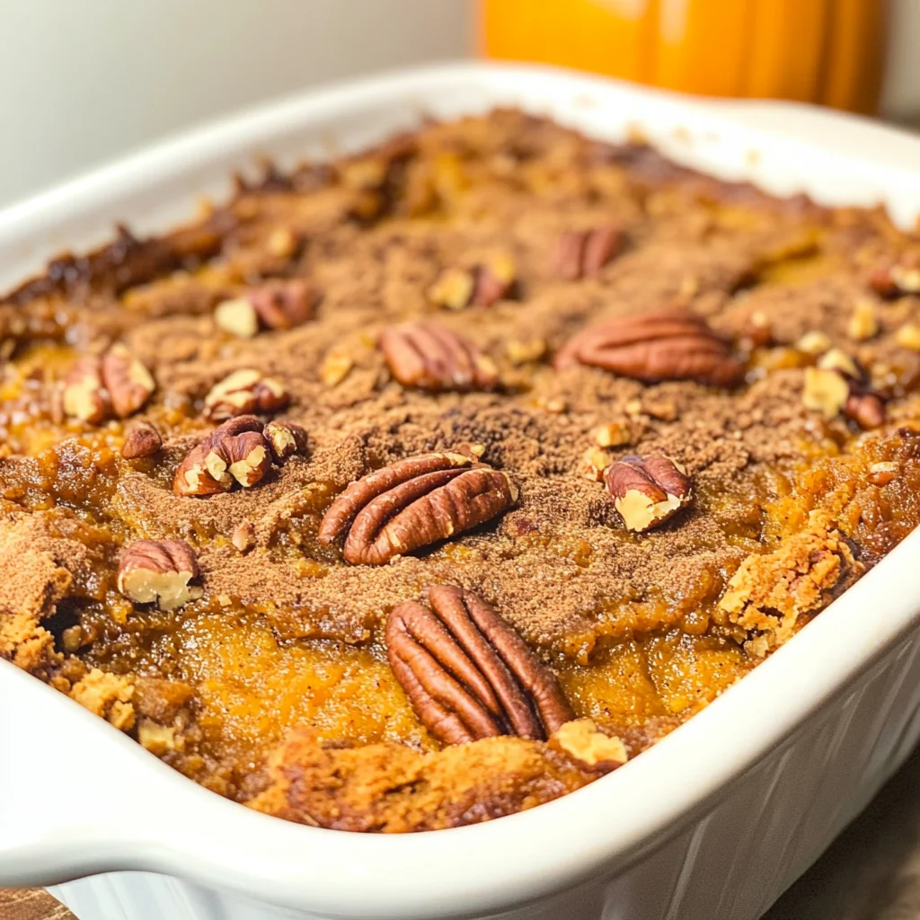Keto Pumpkin Cobbler
