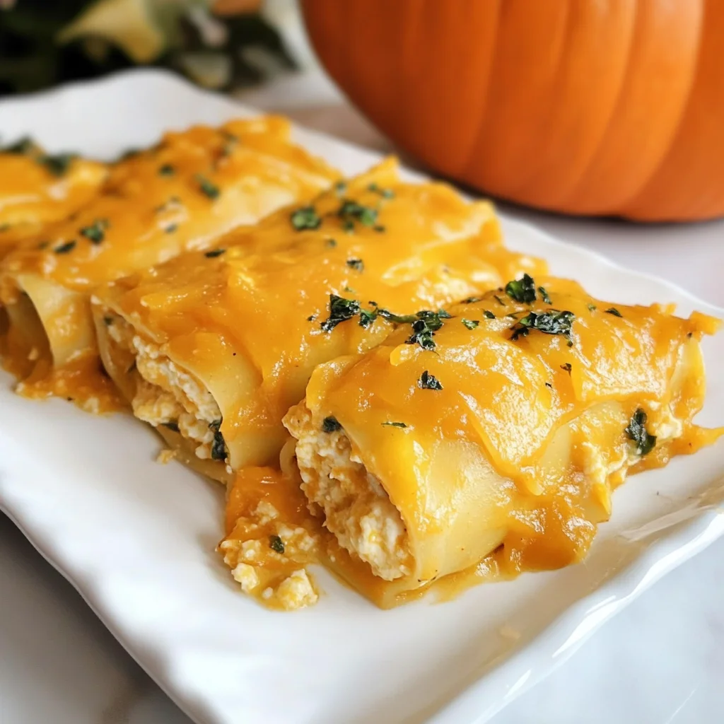 Keto Pumpkin Lasagna Roll-Ups