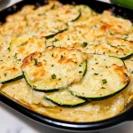 Keto Scalloped Zucchini