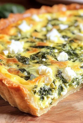 Keto Spinach Feta Quiche