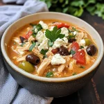 Low-Carb Greek Chicken Chili
