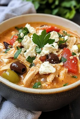 Low-Carb Greek Chicken Chili