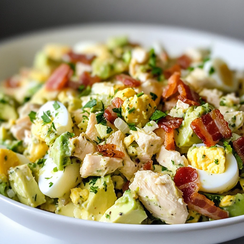 Low Carb Chicken Egg Salad