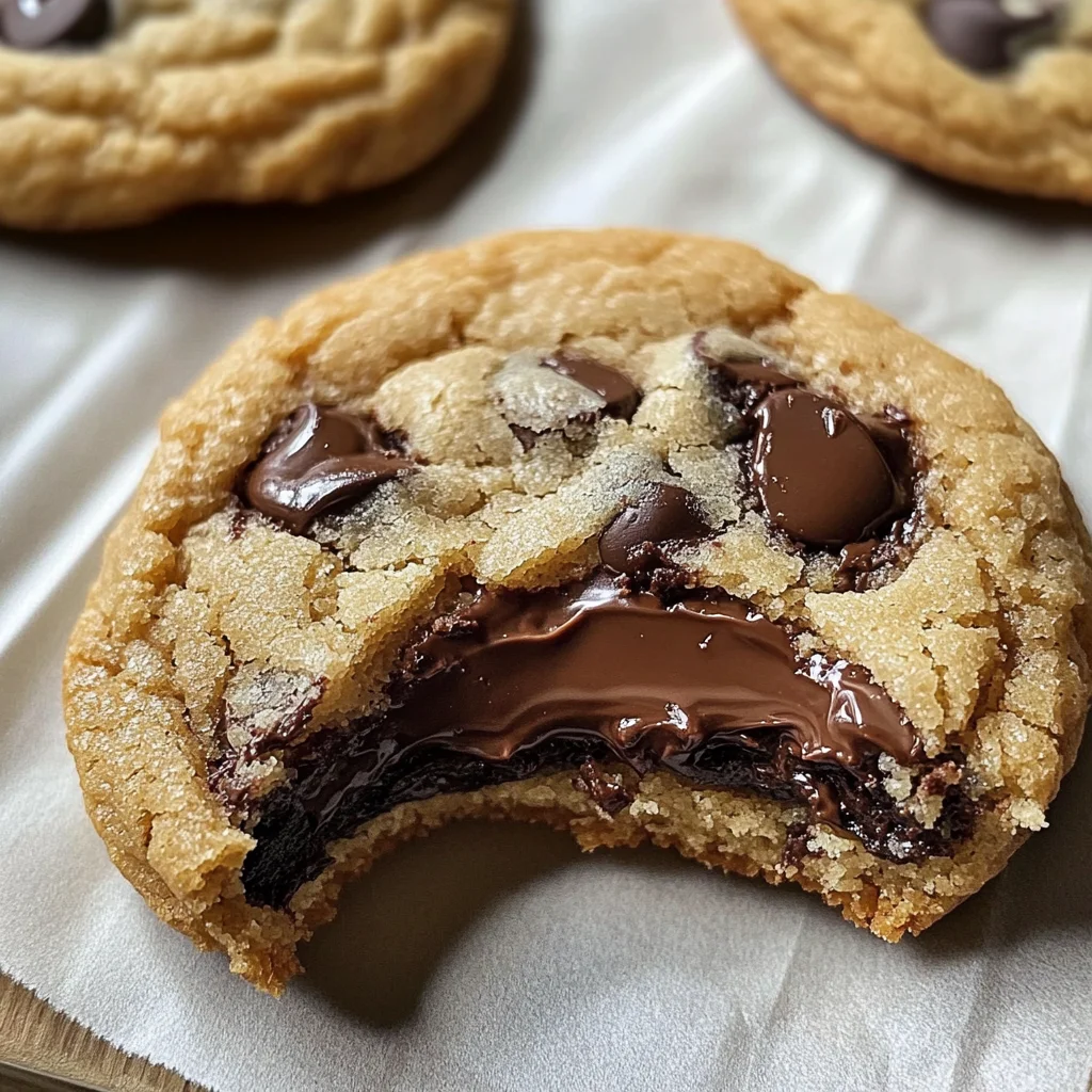 Nutella-Stuffed Chocolate Chip Cookies