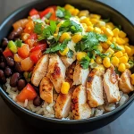 One Pan Chicken Burrito Bowl (Delicious & Easy)