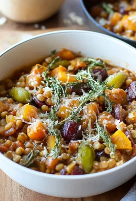 One Pot Autumn Vegetable Farrotto