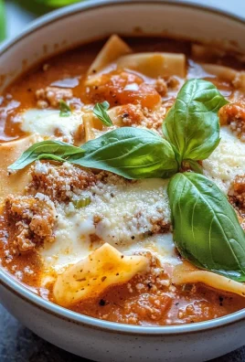 One Pot Lasagna Soup Recipe