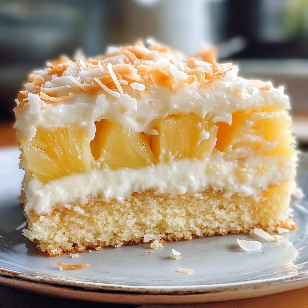 Pineapple Coconut Cake