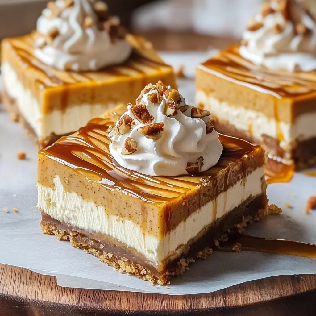 Pumpkin Spice Cheesecake Bars (Easy and Creamy)
