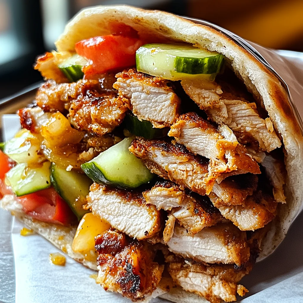 Roast Chicken Shawarma Gyros