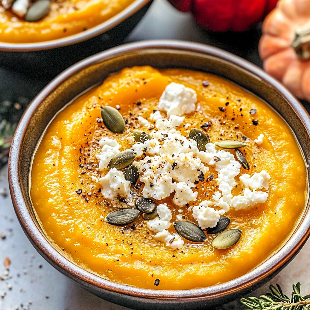 Roasted Acorn Squash Soup Recipe
