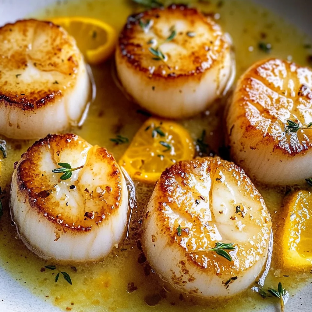 Scallops with Citrus Ginger Sauce