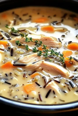 Slow Cooker Chicken Wild Rice Soup