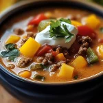Slow Cooker Nacho Soup