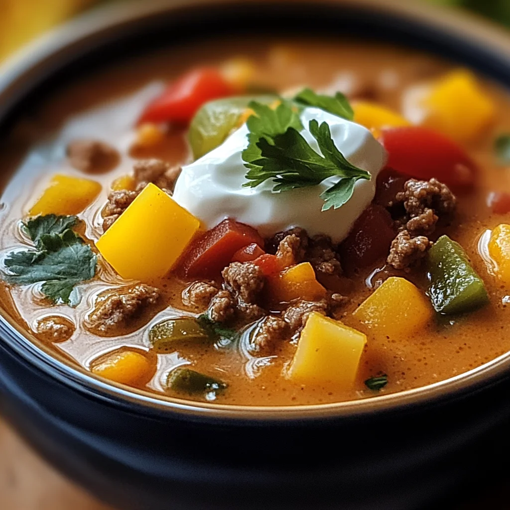Slow Cooker Nacho Soup