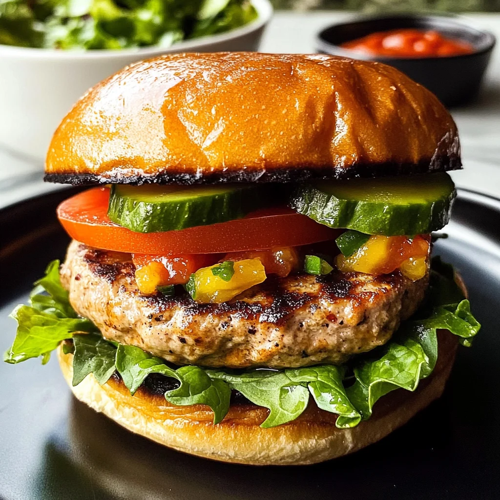 Spicy Southwest Turkey Burgers