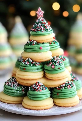 Stacked Sugar Cookie Christmas Trees