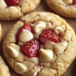 Strawberry White Chocolate Cookies