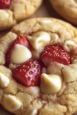 Strawberry White Chocolate Cookies