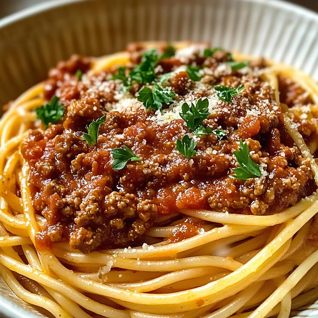 The Best Spaghetti Meat Sauce with Ground Beef