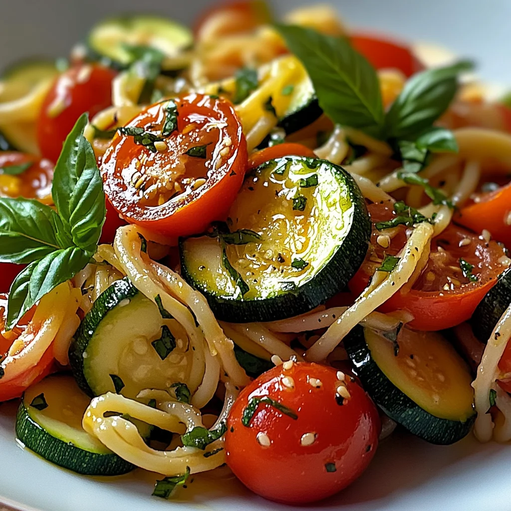 Tomato Zucchini Pasta