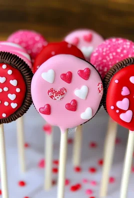 Valentine's Day Oreo Pops