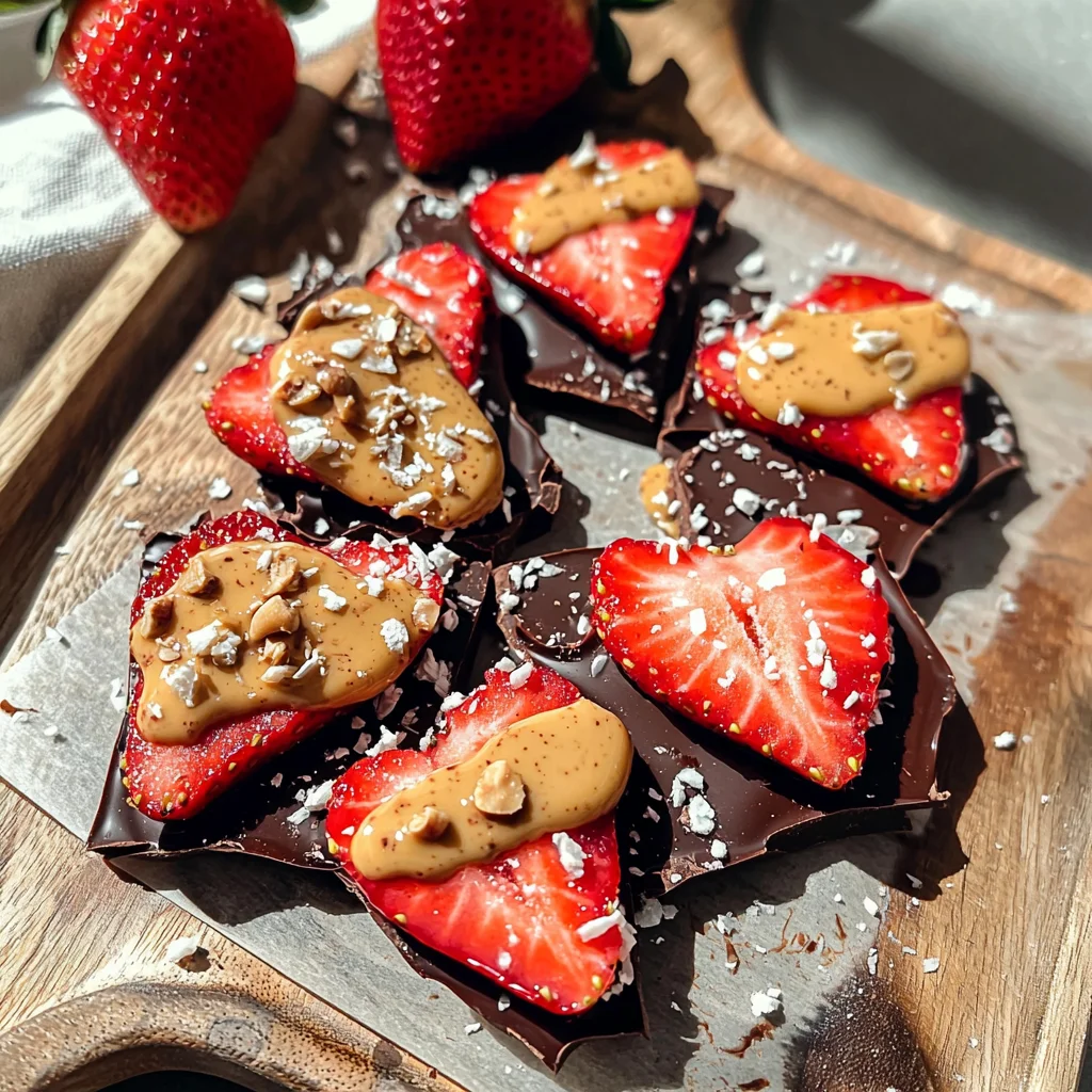4-ingredient Strawberry Banana Bark