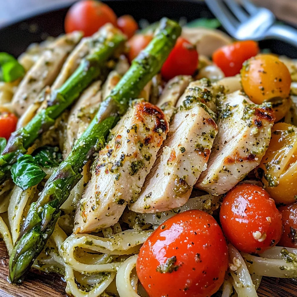Asparagus Chicken Pasta