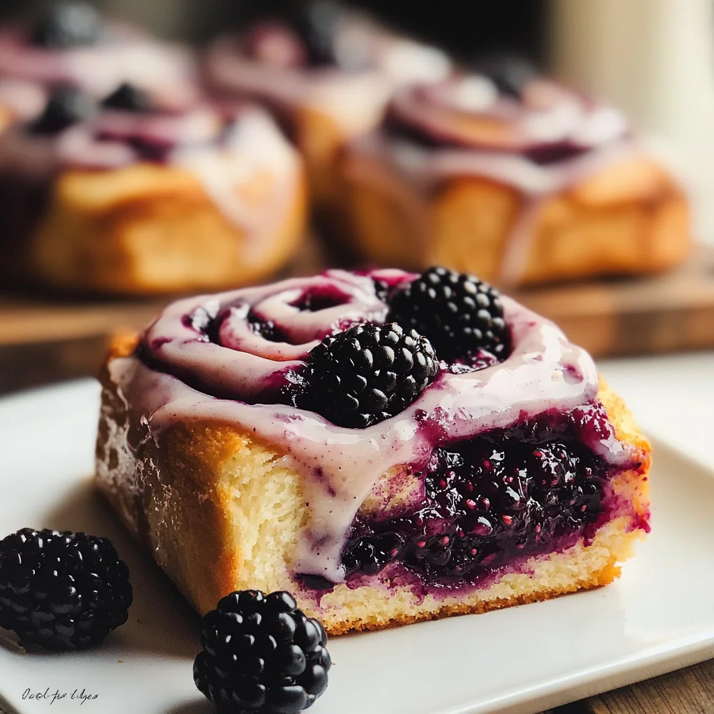 Blackberry Cinnamon Rolls