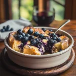 Blueberry & Cream Cheese French Toast Casserole