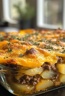 Cheesy Ground Beef and Potato Bake