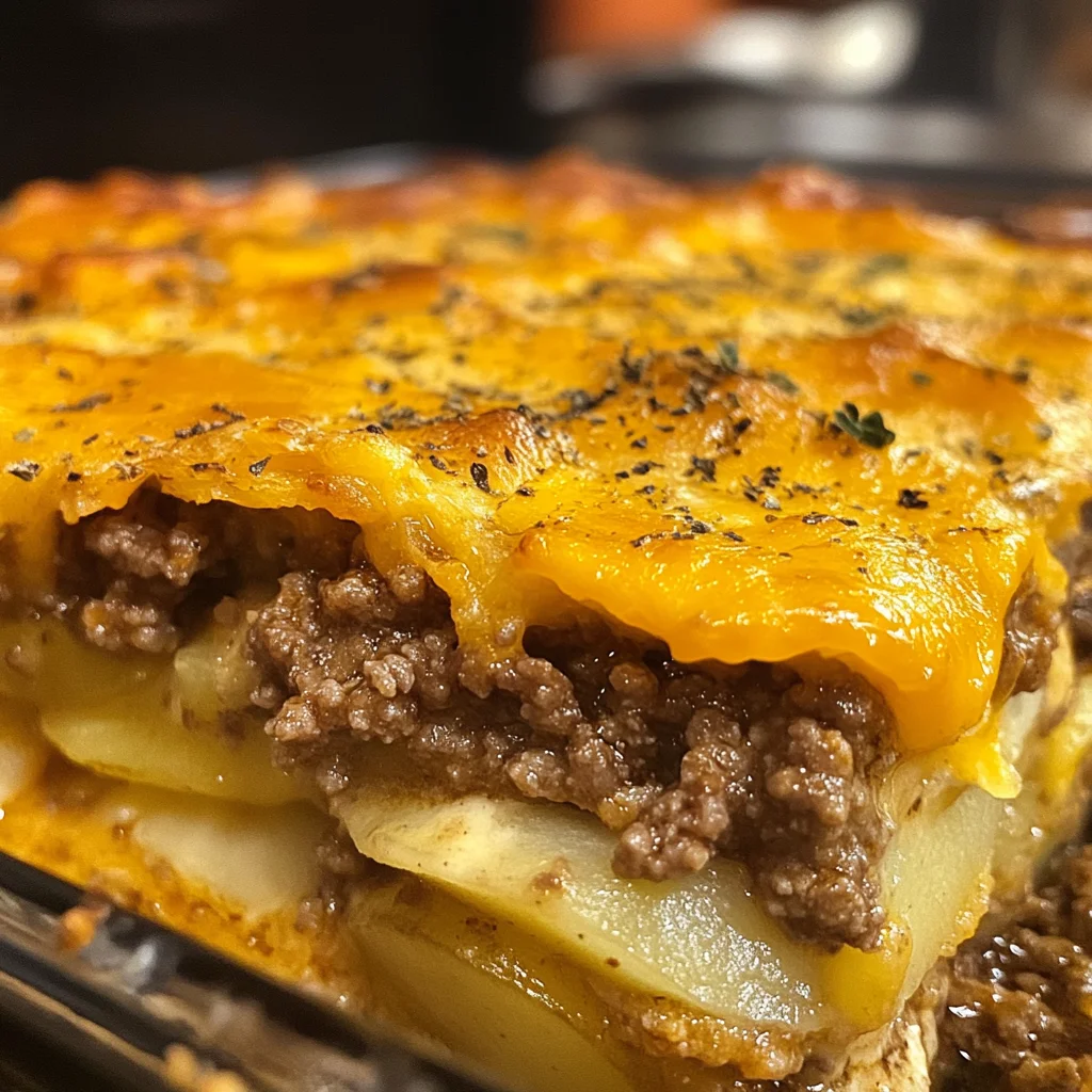 Cheesy Ground Beef and Potato Bake image 3