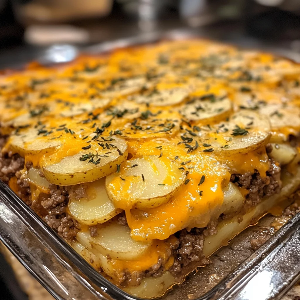 Cheesy Ground Beef and Potato Bake image 4