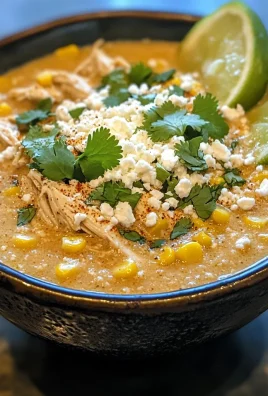 Creamy Mexican Street Corn Chicken Soup