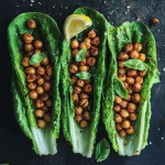 Crispy Chickpea Lettuce Wraps