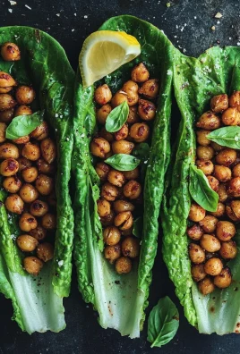 Crispy Chickpea Lettuce Wraps