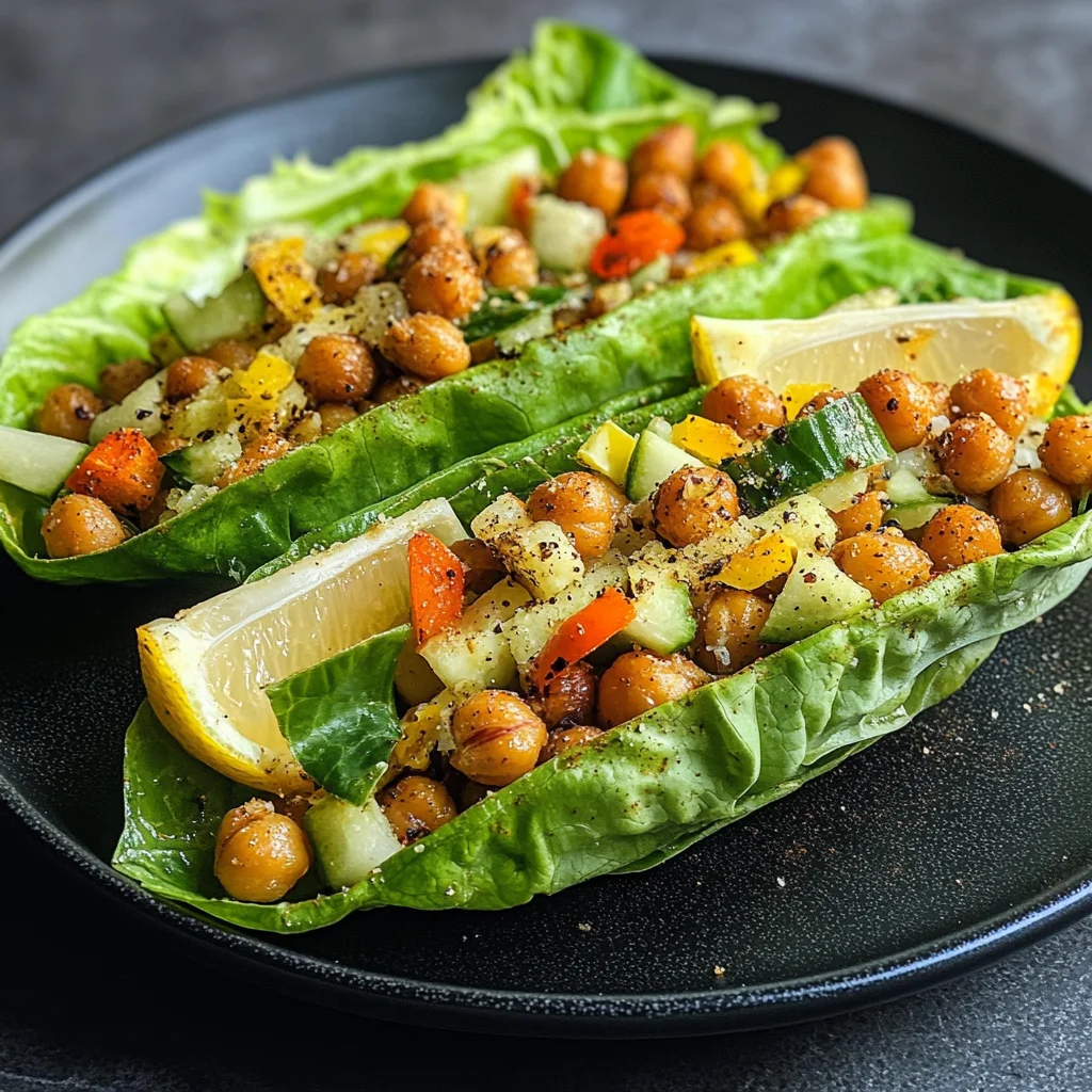 Crispy Chickpea Lettuce Wraps image 2
