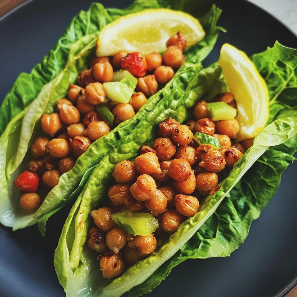 Crispy Chickpea Lettuce Wraps image 4