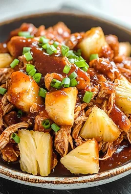 Crockpot Pineapple BBQ Chicken