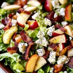 Delicious Autumn Chopped Salad with Apples, Bacon, and Feta