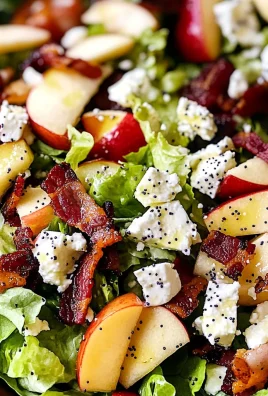 Delicious Autumn Chopped Salad with Apples, Bacon, and Feta