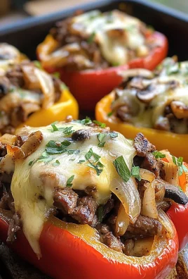 Delicious Philly Cheesesteak Stuffed Peppers Recipe for Dinner