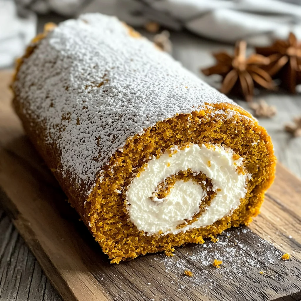 Delicious Pumpkin Roll with Cream Cheese Filling Recipe to Try