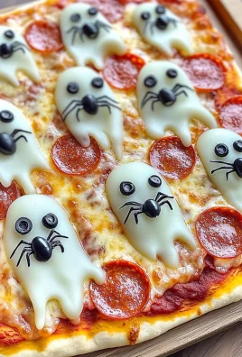 Delicious Spooky Flatbread Pizza for Your Halloween Night