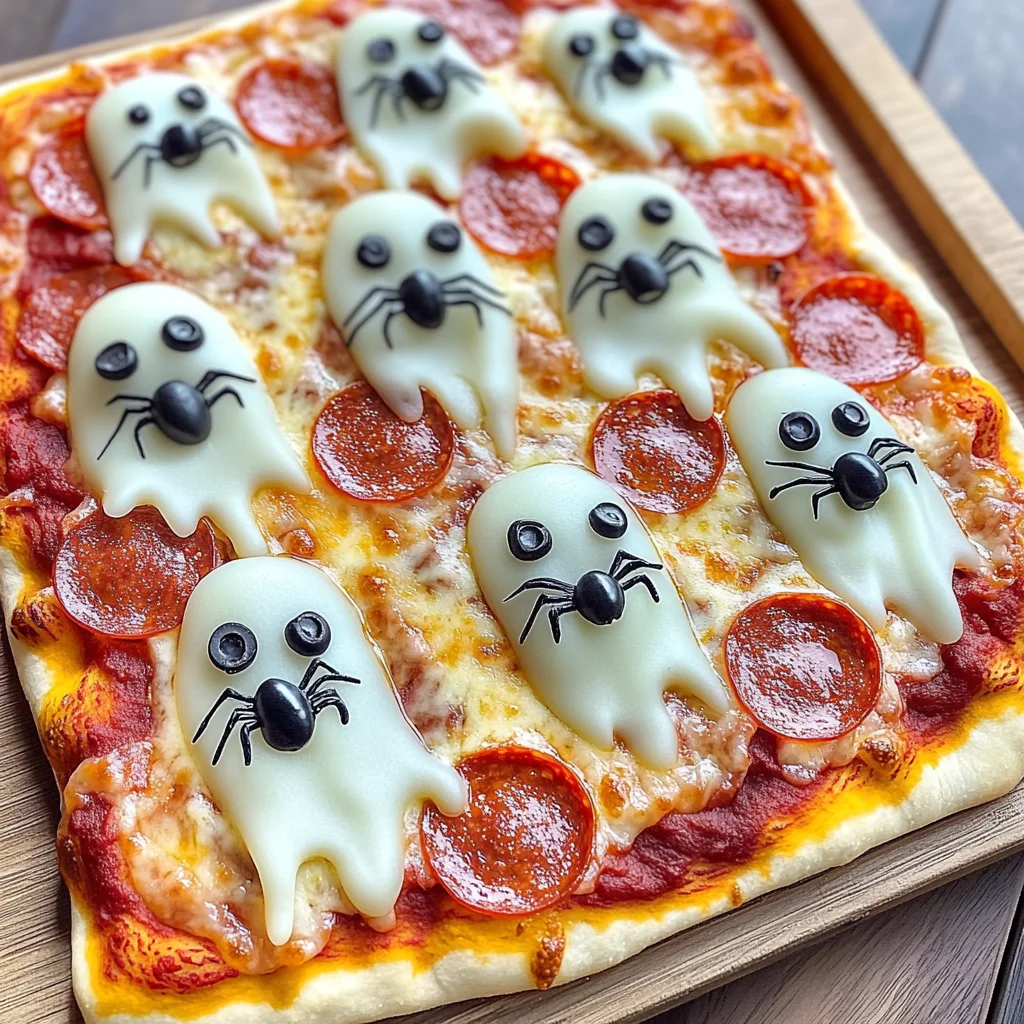 Delicious Spooky Flatbread Pizza for Your Halloween Night