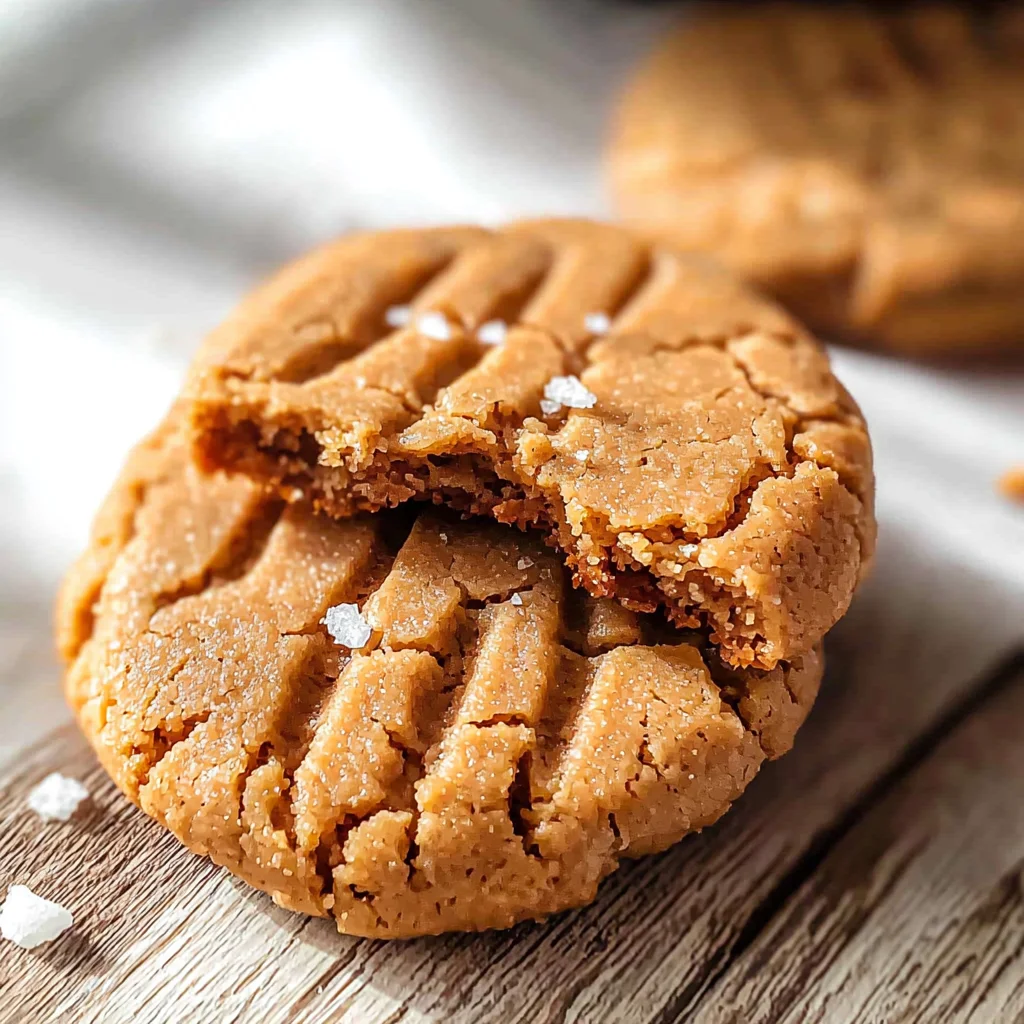 Easy 3 Ingredient Peanut Butter Cookies