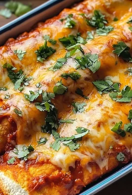 Easy Bean and Cheese Enchiladas