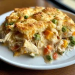 Easy Chicken Cobbler Dinner Casserole